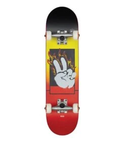 Globe Kids Alight Mini Complete 7.0" - Black Maple/Red