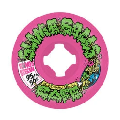 Santa Cruz Slime Ball Wheels Double Take Cafe Vomit Mini Pink/Black 95A 56mm