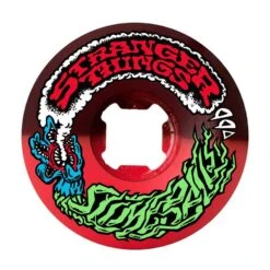 Santa Cruz Slime Balls Wheels Stranger Things Vomits - Red/Black 99A 54mm