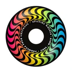 Spitfire F4 Team Trippy Black Swirl 99A Wheels 54mm
